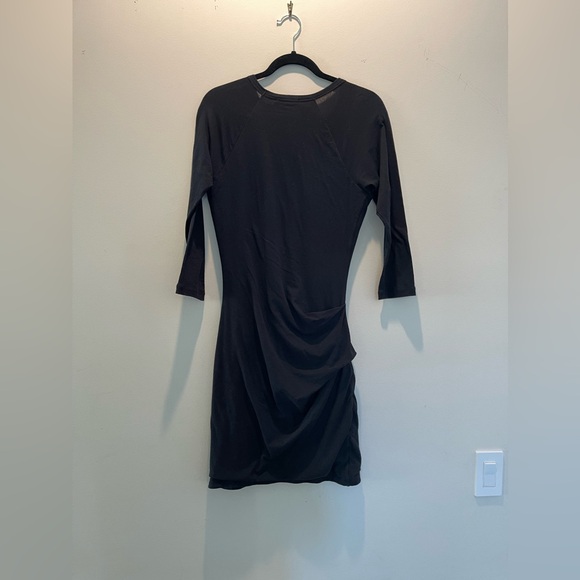 Black James Perse Mid Length Dress - Picture 2 of 3